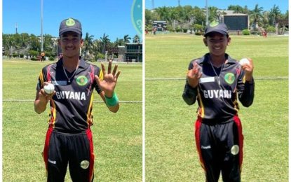 Ramdehol named Berbice skipper ahead of GCB U17 Inter- County tournament 