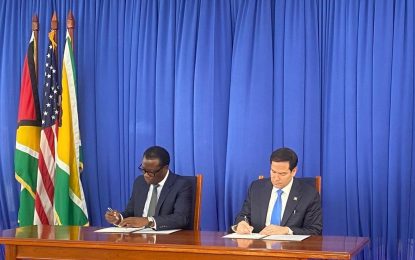 Guyana and US sign pact to strengthen cooperation, address regional challenges