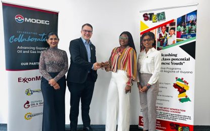 MODEC pledges $2.7M to STEMGuyana to support Learning Pods
