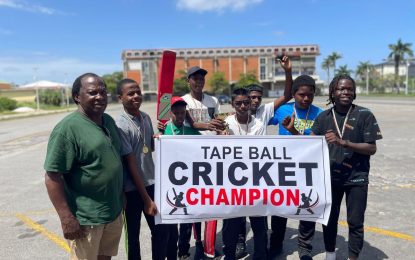 Tucville and B.V Sec’ win Inter-Secondary School’s Tapeball C/ships