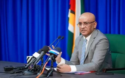 Jagdeo honoured with Sustainable Development Leadership Award