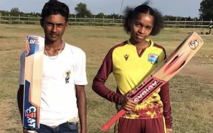 Two more young cricketers benefit from Project “Cricket Gear for young and promising cricketers in Guyana”