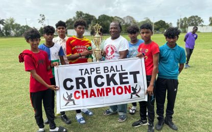 BV Sec’ takes Sports Ambassador and Players Tapeball trophy