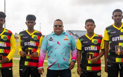 FL Sport provides financial boost to Guyana U-15 quartet