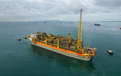 Oil production in Guyana to climb to 900K barrels per day… as 4th FPSO arrives