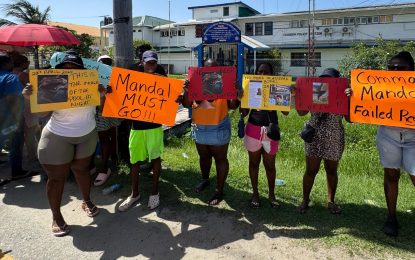 Tuschen protest moves to President’s Office and Leonora Police Station