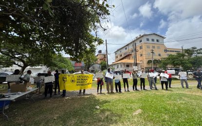 ‘If the President’s award means anything, he would terminate Ramson’- Protestors