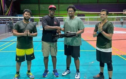 GBA recognises donation of Badminton gear to QC Academy