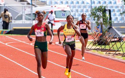 Springer’s ‘three-peat’ Gold highlights Guyana’s opening day at CARIFTA Games