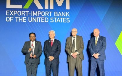 Guyana gets prestigious EXIM Bank award for borrowing big