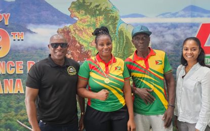 Abiola Jackman returns home after historic Gold at AMBC Elite Championships