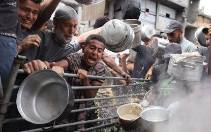 Nearly 100 people killed in Israeli attack on north Gaza, rescuers say