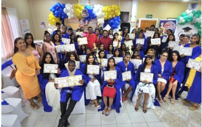 100 graduate celebrate life-changing achievement with Humanitarian Mission Guyana