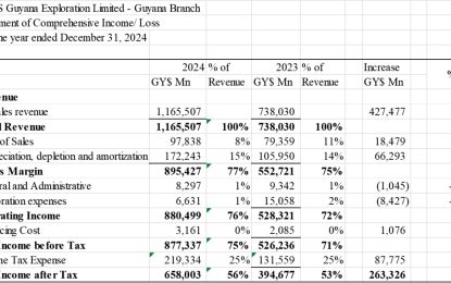 30% stakeholder Hess Guyana records staggering US$4B in profits for 2024- Financials 