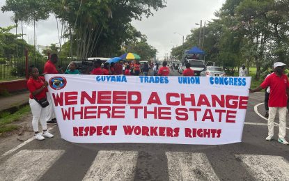 Adriana’s death will be catalyst to drive changes in Guyana—Witter tells Labour Day rally