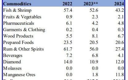 Non-oil exports in 2024 barely reached US$1.8B