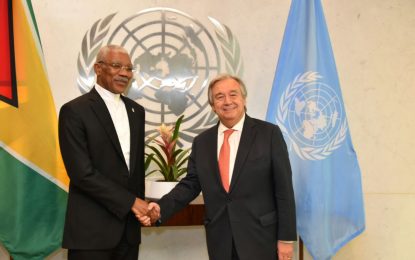 Granger says push to resolve territorial controversy and reassert Guyana’s sovereignty was crucial