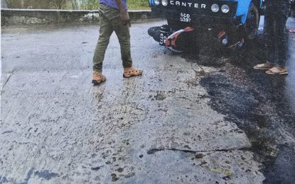 Biker dies after colliding with truck at Charity