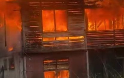 Fire guts East Ruimveldt Community Centre and Mocha Arcadia home