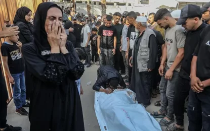 At least 66 killed and dozens shot in Gaza aid incident