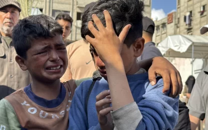 More than 30 killed by Israel fire near aid centre, Gaza authorities say