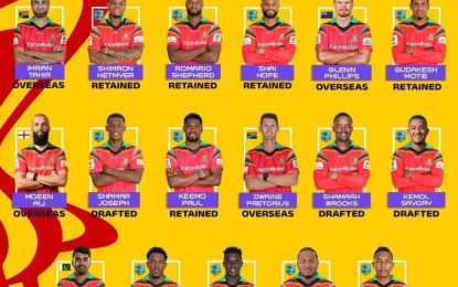 Savory, Sampson among fresh faces in Amazon Warriors squad following exciting 2025 CPL draft