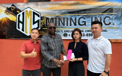 HMS Mining Inc. supports ‘One Guyana’ Kings and Queens of the Sand Football