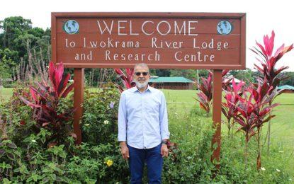 Iwokrama’s New Board Chair visits Iwokrama River Lodge