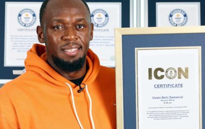 Usain Bolt Named Guinness World Records ICON for Extraordinary Achievements