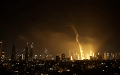 Iran launches barrage of missiles at Israel following attack