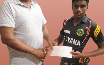 Pameshwar Ram receives recognition from West Demerara businessman