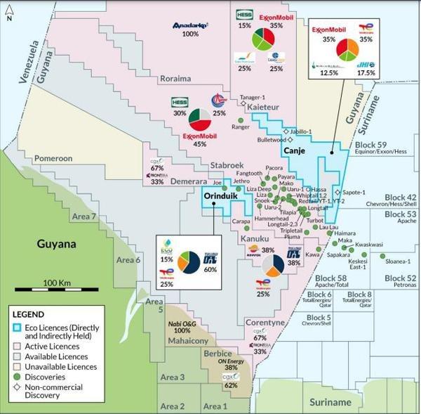 Eco Atlantic has until Jan. 2026 to drill new well on Orinduik Block ...