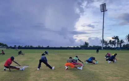 Guyana Under-19s host second encampment in Essequibo ahead of Regional Tournament