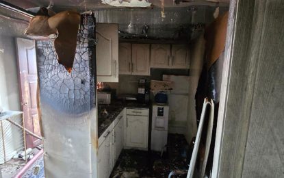 Fire guts East Street salon