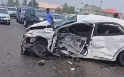 Five injured in three-way crash along Rupert Craig Highway