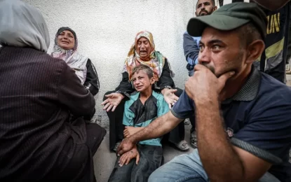 77 Palestinians killed in Israeli attacks Wednesday as starvation continues