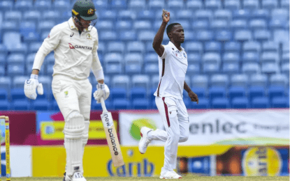 Joseph becomes joint sixth-fastest West Indian to reach 50 Test wickets