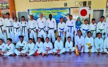 33 Berbice Karatekas advance in latest Grading at Albion Dojo