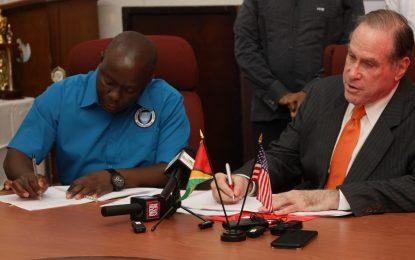 Guyana signs MoU with Blumberg Grain to help market food hub