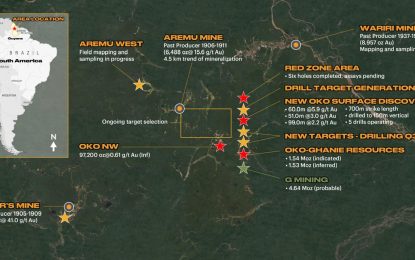 Canadian firm G2 reports “best holes” drilled to date at new Oko gold discovery