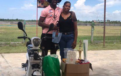 Rafell McKenzie cops $300K worth of prizes as cricketer of the academy