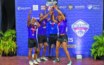 QPCC bags inaugural Edge Series Table Tennis Championships title