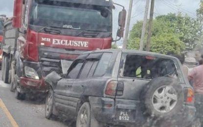 Pensioner killed after crashing into truck