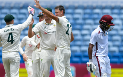 Starc, Hazlewood make quick work of WI to help Australia retain Frank Worrell Trophy
