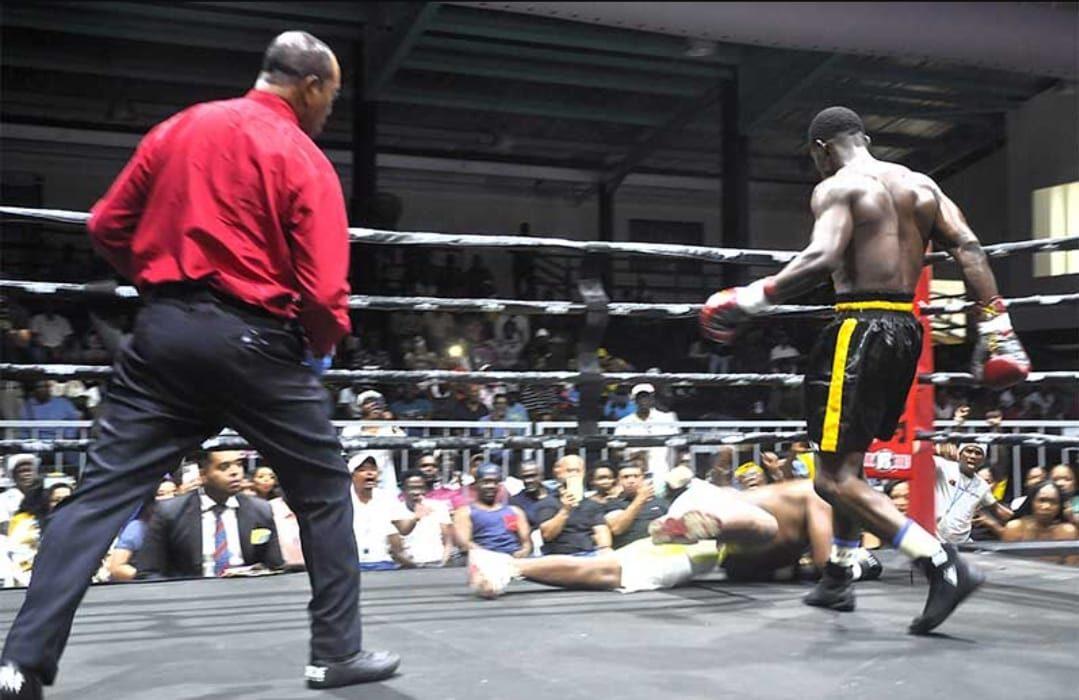 Amsterdam shines with explosive knockout in professional debut as international boxing returns to Cliff Anderson Sports Hall