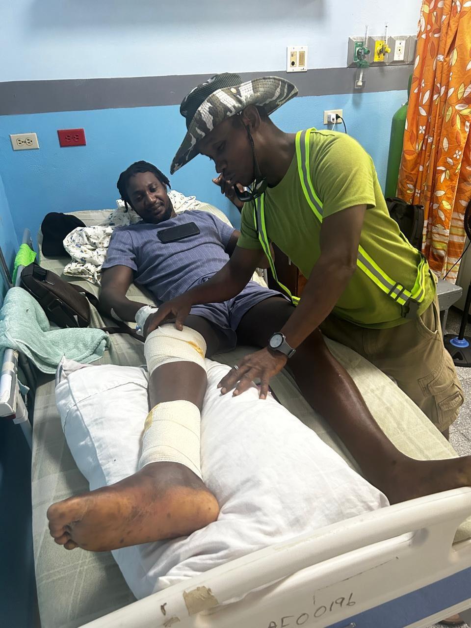 Cruiserweight boxer James Moore on the road to recovery after broken right foot sidelined important title fight