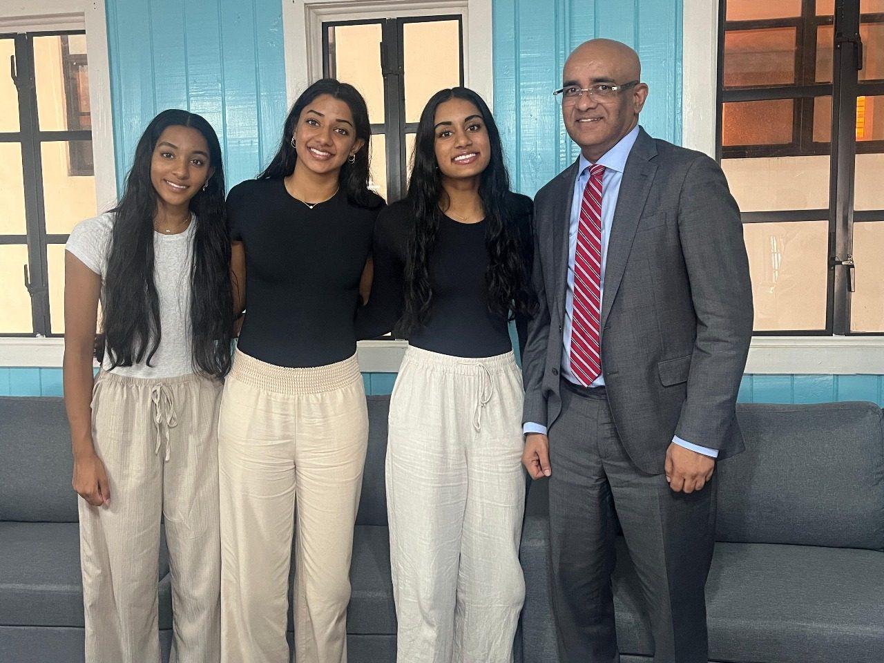 Jagdeo pledges support for women’s basketball team