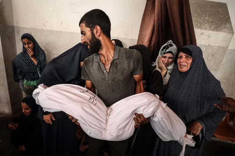 Bodies seen at Gaza aid sites as almost 60 killed looking for food, 51 killed in attacks