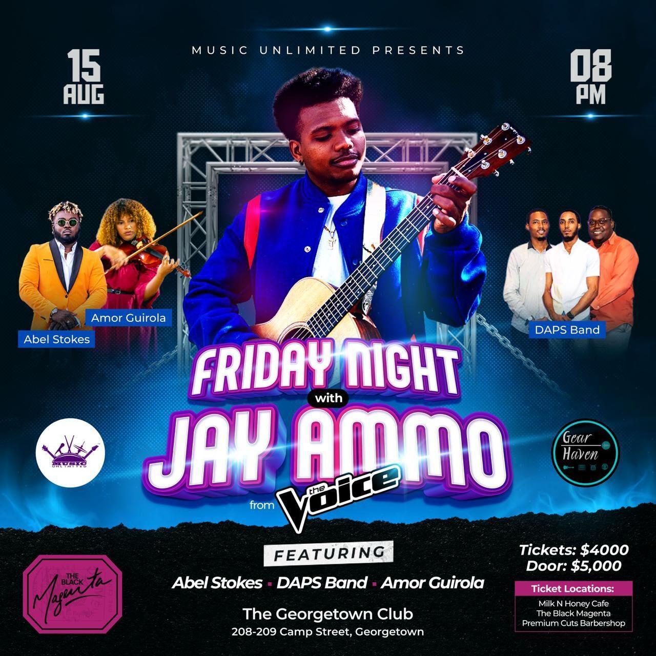 Voice Contestant Jay Ammo returns home for Georgetown concert tonight