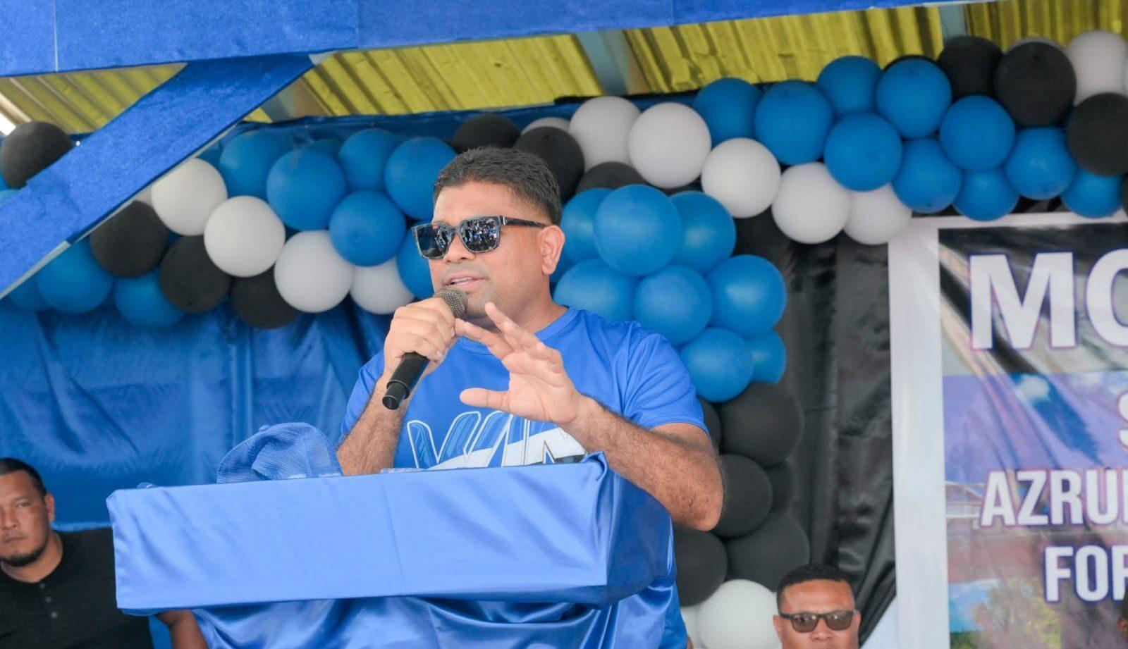 Mohamed promises to construct improved sport facilities for Moruca